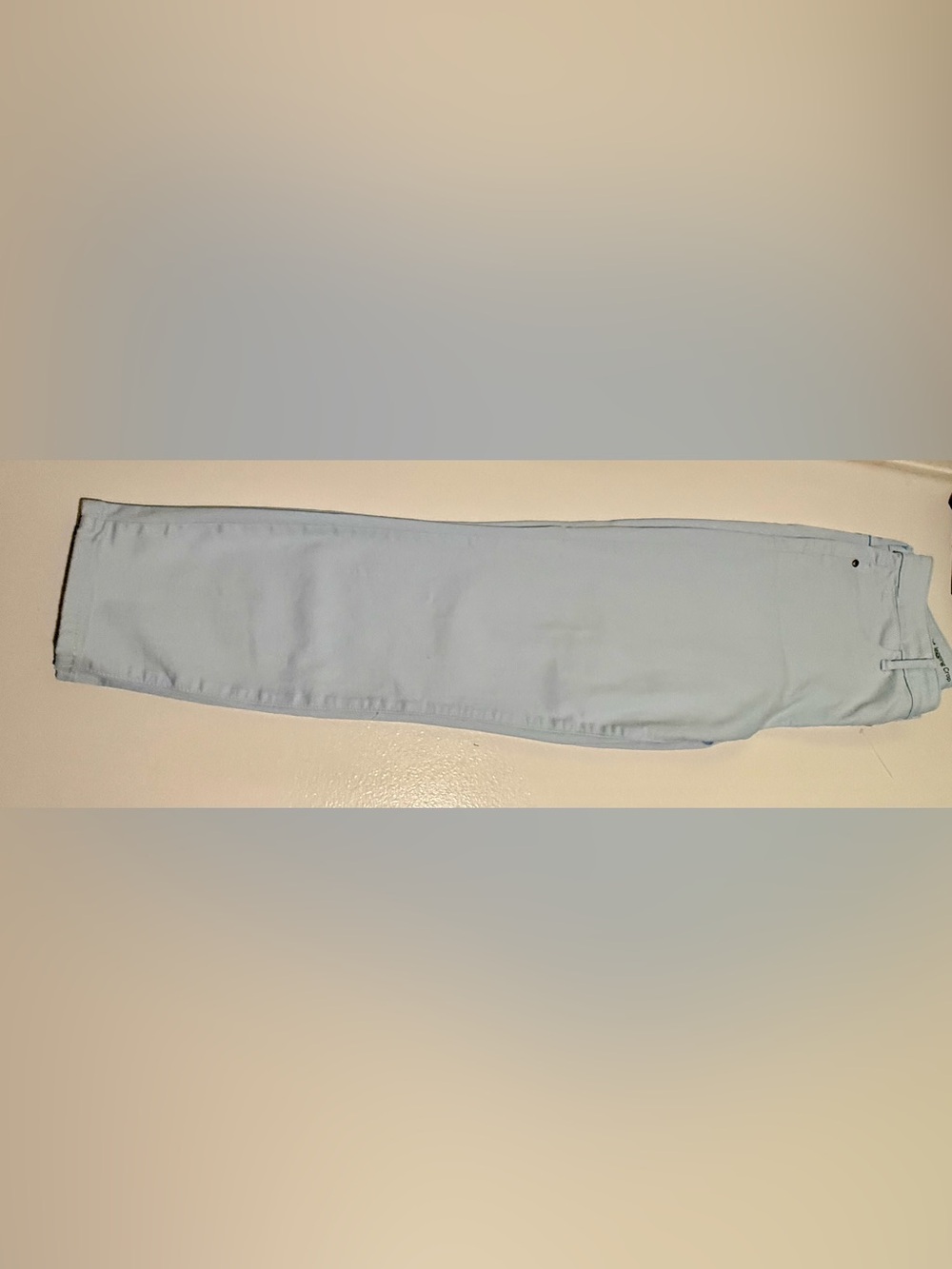 Talbots High Waist Jegging Crop Pants Light Blue Stretch Size 10